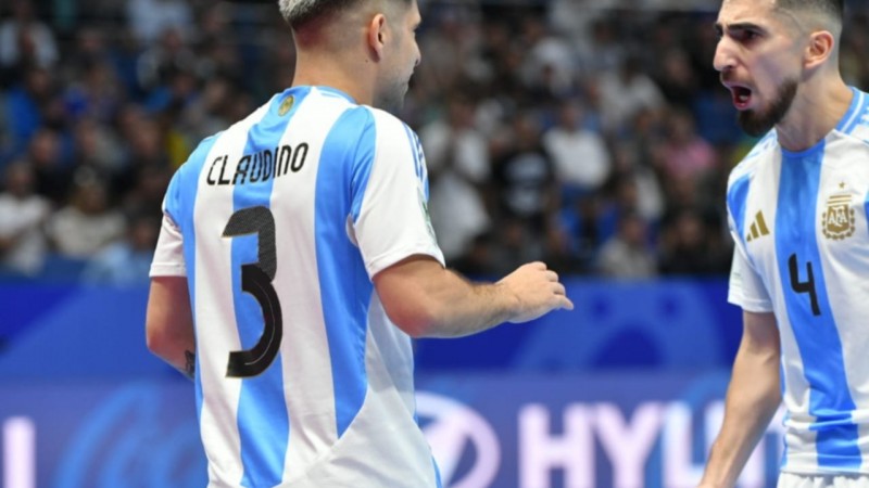 Argentina avanza a la final del Mundial de Futsal tras vencer a Francia